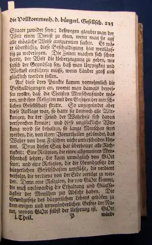 Jerusalem Sammlung einiger Predigten 1774 Theologie 2 Teile in 1 Band js