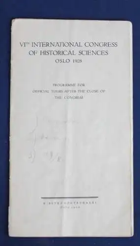 Konvolut 8 Prospekte Norwegen 1914- 1930 Ortskunde Landeskunde Nordeuropa js