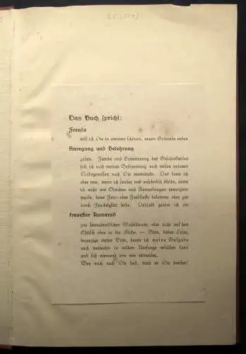 Burchard Das älteste Bürgerbuch der Stadt Hornburg am Fallstein 1937 js