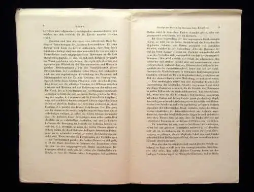 Stern Beiträge zur Theorie der Resonanz fester Körper 1871 Geschichte mb