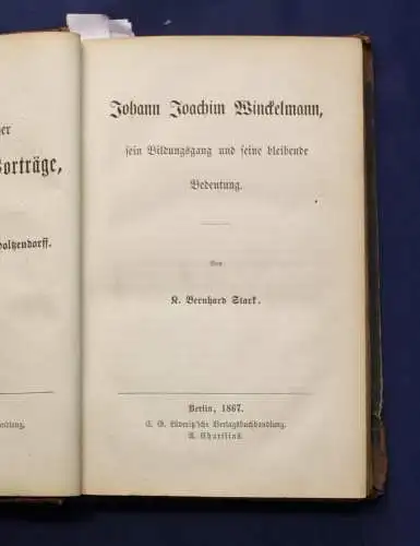 Virchow Sammlung gemeinverständlicher wissenschaftlicher Vorträge 1867 js 