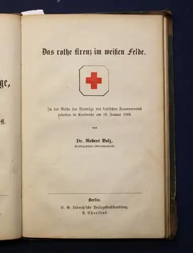 Virchow Sammlung gemeinverständlicher wissenschaftlicher Vorträge 1867 js 