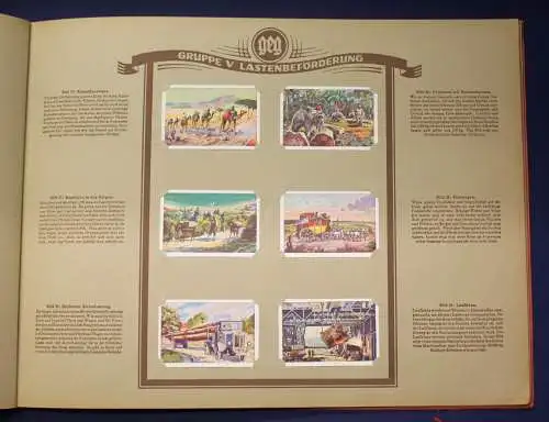 Sammelbilderalbum Erde und Mensch nicht komplett illustriert Geschichte js