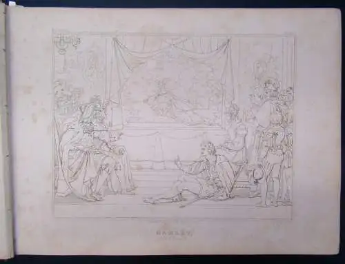 Gallerie zu Shakespear´s Dramatischen Werken 106 gestochene Taf. o.J. um 1845 js