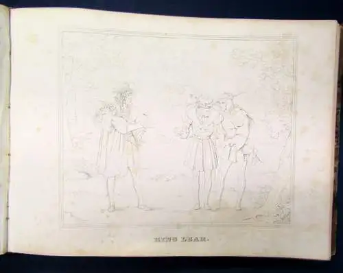 Gallerie zu Shakespear´s Dramatischen Werken 106 gestochene Taf. o.J. um 1845 js