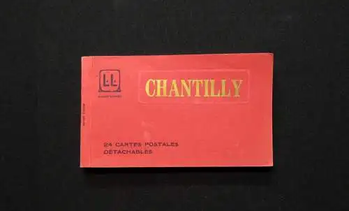 24 Cartes Postales Detachables Chantilly , 12 Postkarten von Chantilly um 1920