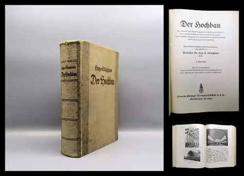 Ebinghaus Der Hochbau Lehrbuch für Studium und Praxis 1939 1006 Textabb.