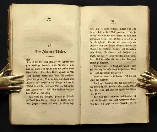 Krummacher Parabeln 1. Bändchen 1809 Belletristik Literatur Prosa js