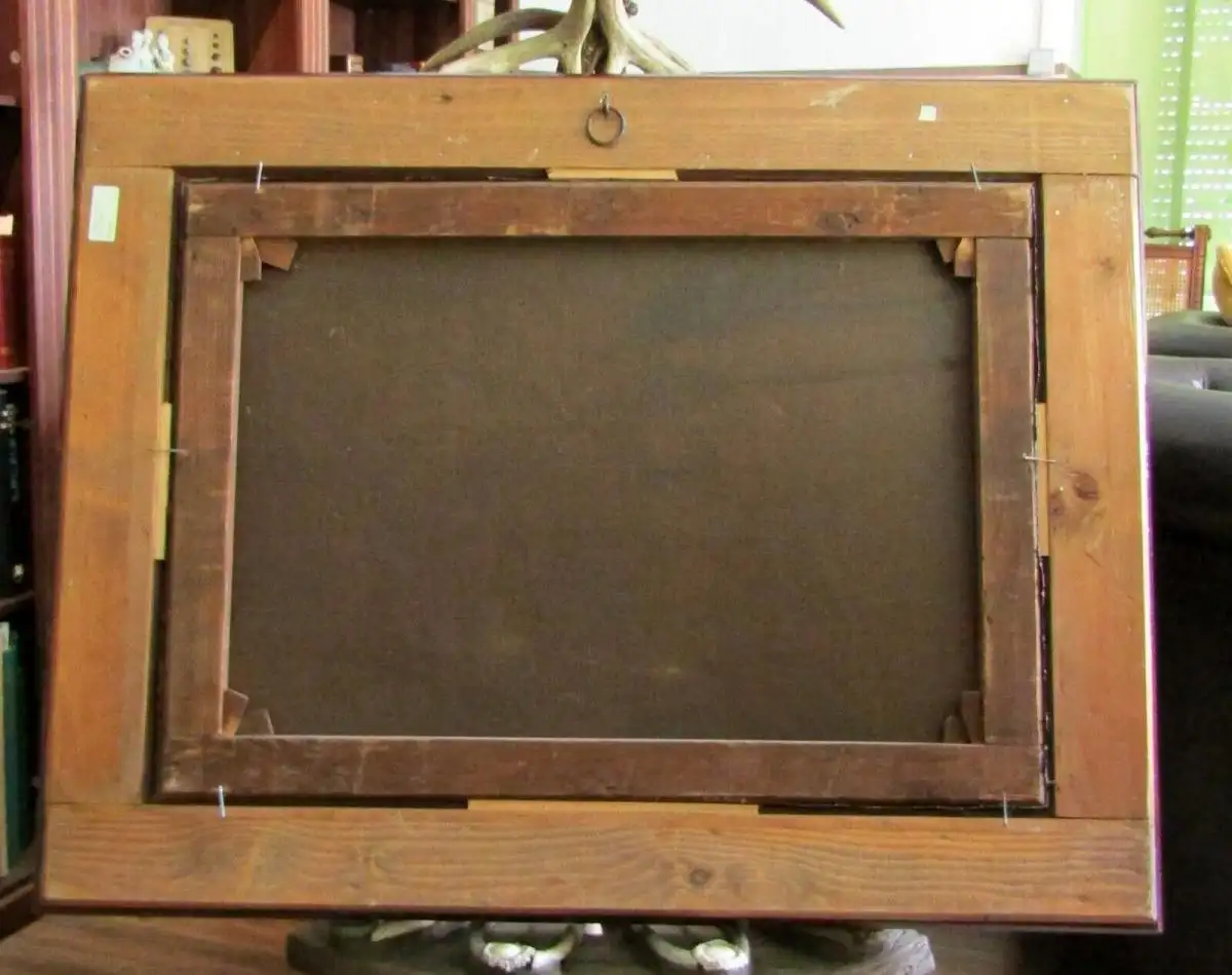 Schlacht - Der Scheich mit seinen Getreuen. Öl auf Leinwand HM Staackmann M 07 6