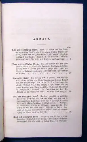 Militärische Briefe eines Verstorbenen an seine noch lebenden Freunde 1844 js