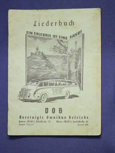  Mensing Original Prospekt Liederbuch VOB um 1940 Lieder Gesang Vers Musik js