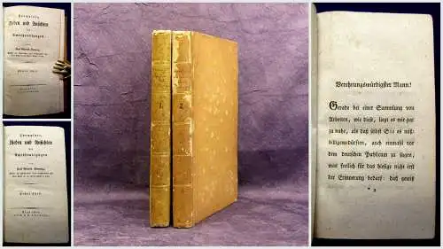 Sonntag Formulare Reden und Ansichten 2 Bde 1802 Selten Gechichte Gesellschaft m