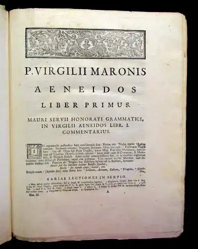 Virgilii Opera, cum Integris & Emendatioribus Commentariis Servii 4 Bände 1746
