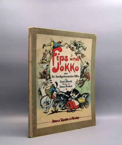 Storch Fips und Jokko oder die durchgebrannten Affen um 1915 Kinderbücher