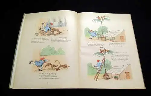 Storch Fips und Jokko oder die durchgebrannten Affen um 1915 Kinderbücher