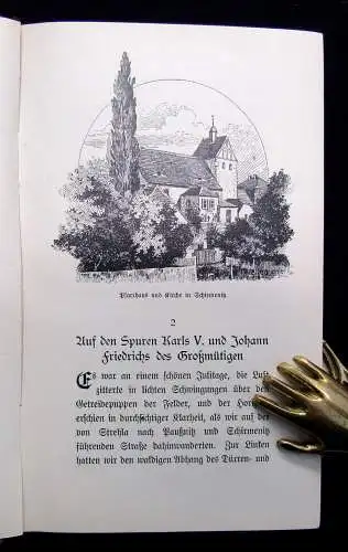 Schmidt Kursächsische Streifzüge 1. Bd 1913 Meißen-Wittenberg 23Federzeichnungen