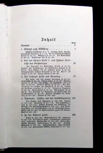 Schmidt Kursächsische Streifzüge 1. Bd 1913 Meißen-Wittenberg 23Federzeichnungen