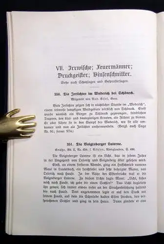 Meiche Sagenbuch des Königreichs Sachsen 1903 Literatur Lyrik Sagen Märchen