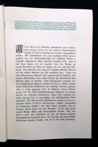 Meiche Sagenbuch des Königreichs Sachsen 1903 Literatur Lyrik Sagen Märchen