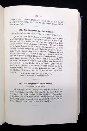 Meiche Sagenbuch des Königreichs Sachsen 1903 Literatur Lyrik Sagen Märchen