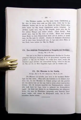 Meiche Sagenbuch des Königreichs Sachsen 1903 Literatur Lyrik Sagen Märchen