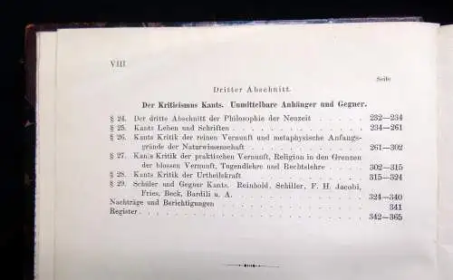 Ueberweg Heinze Geschichte der Philosophie 1896/1897 1. und 2. Bd des 3. Theils