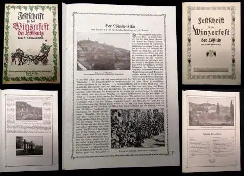 Festschrift für das Winzerfest der Lößnitz vom 3.-6. Oktober 1924 Tradition