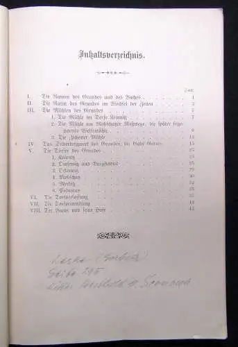 Bergmann Geschichte des Zschoner Grundes bis zur Ablösung aller Fronen 1902 Or.