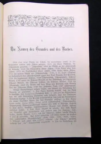 Bergmann Geschichte des Zschoner Grundes bis zur Ablösung aller Fronen 1902 Or.