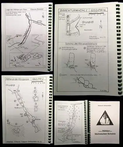 Winkelhöfer Durch Höhlen der Sächsischen Schweiz Katasterdokumentation 1998