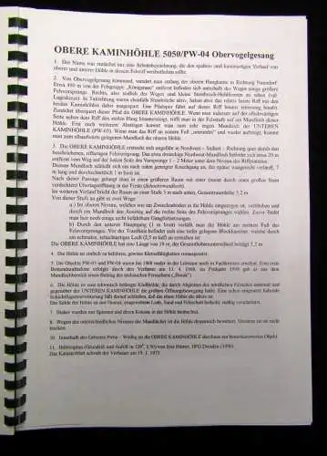 Winkelhöfer Durch Höhlen der Sächsischen Schweiz Katasterdokumentation 1998