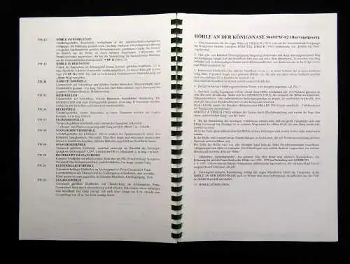 Winkelhöfer Durch Höhlen der Sächsischen Schweiz Katasterdokumentation 1998