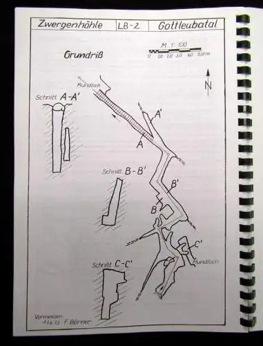 Winkelhöfer Durch Höhlen der Sächsischen Schweiz Katasterdokumentation 1998