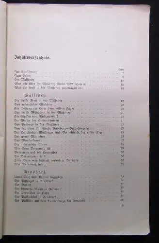 Störzner Was unsere Heimat erzählt 1.Teil Die Masseney in Sage und Geschichte
