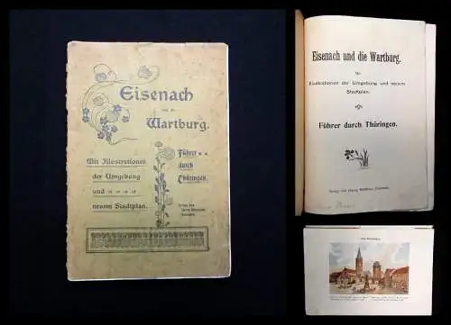 Bechstein Eisenach und die Wartburg um 1900 Landeskunde Reiseführer Guide
