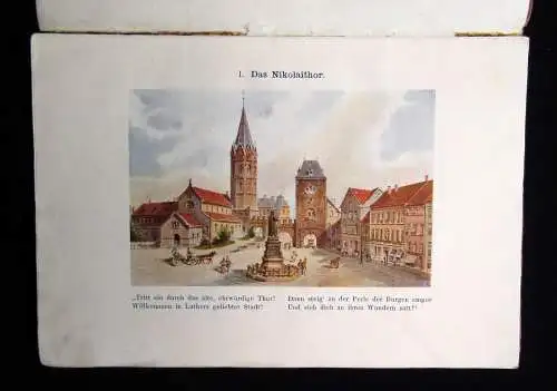 Bechstein Eisenach und die Wartburg um 1900 Landeskunde Reiseführer Guide