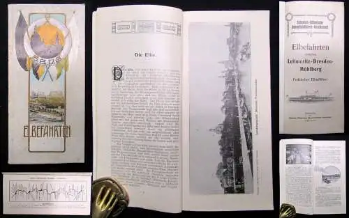 Elbefahrten zwischen Leitmeritz-Dresden-Mühlberg um 1900 Praktischer Führer