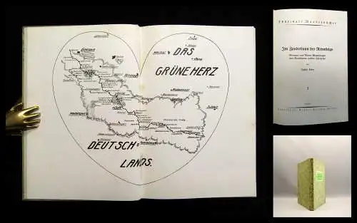 Kober Thüringer Wanderbücher Im Zauberbann des Rennsteigs 1939 Guide Landeskunde