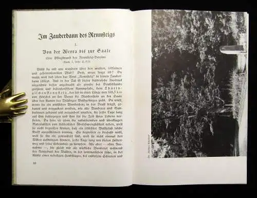 Kober Thüringer Wanderbücher Im Zauberbann des Rennsteigs 1939 Guide Landeskunde