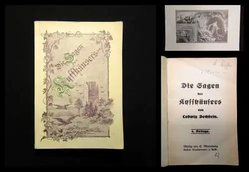 Bechstein Die Sagen Kyffhäusers um 1920 Belletristik Literatur Märchen Lyrik