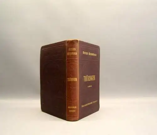 Meyer´s Reisebücher Thüringen Grosse Ausgabe 1913 21 Karten 19 Pläne 2 Panoramen