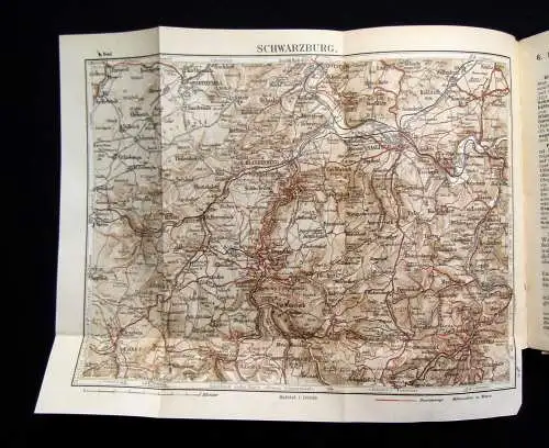 Meyer´s Reisebücher Thüringen Grosse Ausgabe 1913 21 Karten 19 Pläne 2 Panoramen