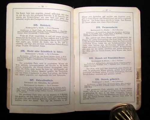 Liebig`s Fleisch-Extract in der bürgerlichen Küche um 1900 mit 200 Rezepten