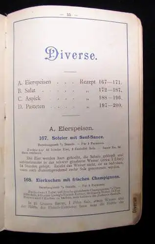 Liebig`s Fleisch-Extract in der bürgerlichen Küche um 1900 mit 200 Rezepten
