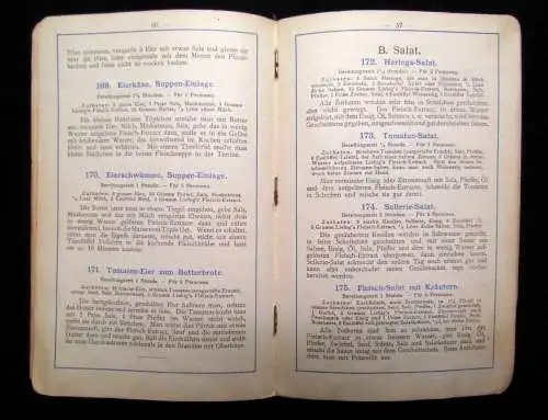 Liebig`s Fleisch-Extract in der bürgerlichen Küche um 1900 mit 200 Rezepten