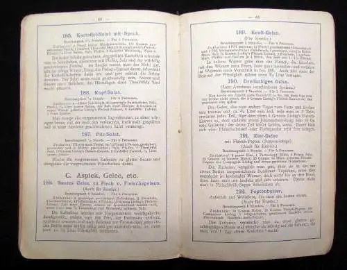 Liebig`s Fleisch-Extract in der bürgerlichen Küche um 1900 mit 200 Rezepten