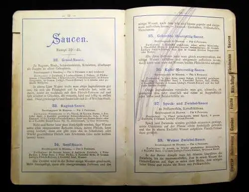 Liebig`s Fleisch-Extract in der bürgerlichen Küche um 1900 mit 200 Rezepten