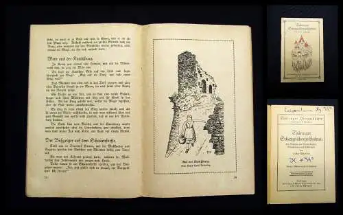 Wünscher Thüringer Schatzgräbergeschichten um 1900 Landeskunde Guide selten