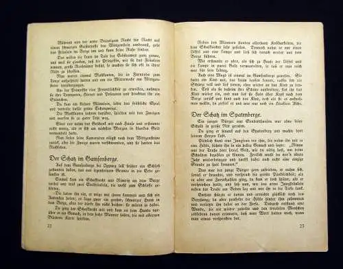 Wünscher Thüringer Schatzgräbergeschichten um 1900 Landeskunde Guide selten