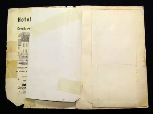 Täubert Ein treuer Führer durch Dresden und die Sächsisch-Böhmische Schweiz 1890